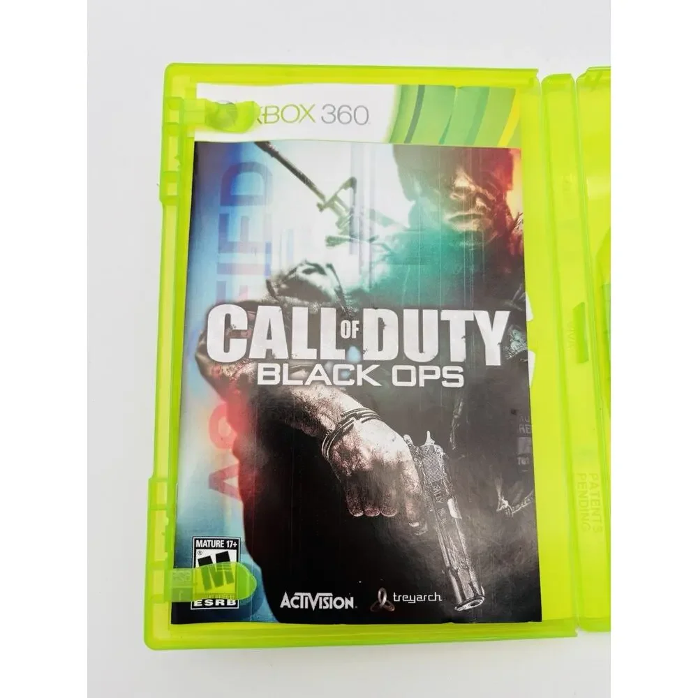 Call of Duty Black Ops Xbox 360 Complete CIB Tested Works VG Condition
